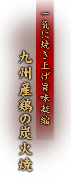 地鶏の炭火焼